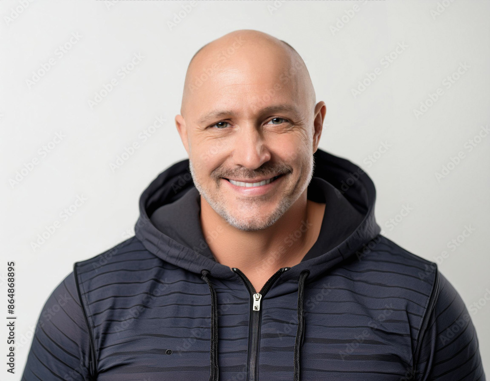 Obraz premium Studio Portrait of Handsome Senior Man