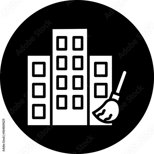 Hotel Cleaning Icon Style