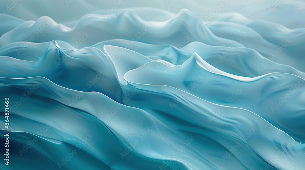 Serene Turquoise Waves Serene Turquoise Waves