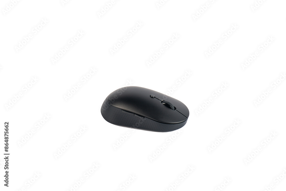 Computer mouse wireless on transparent background. Computer mouse wireless on transparent background.