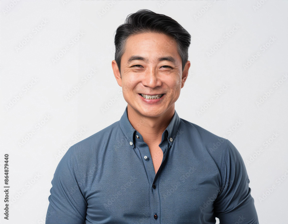 Studio Portrait of Handsome Senior Man Studio Portrait of Handsome Senior Man