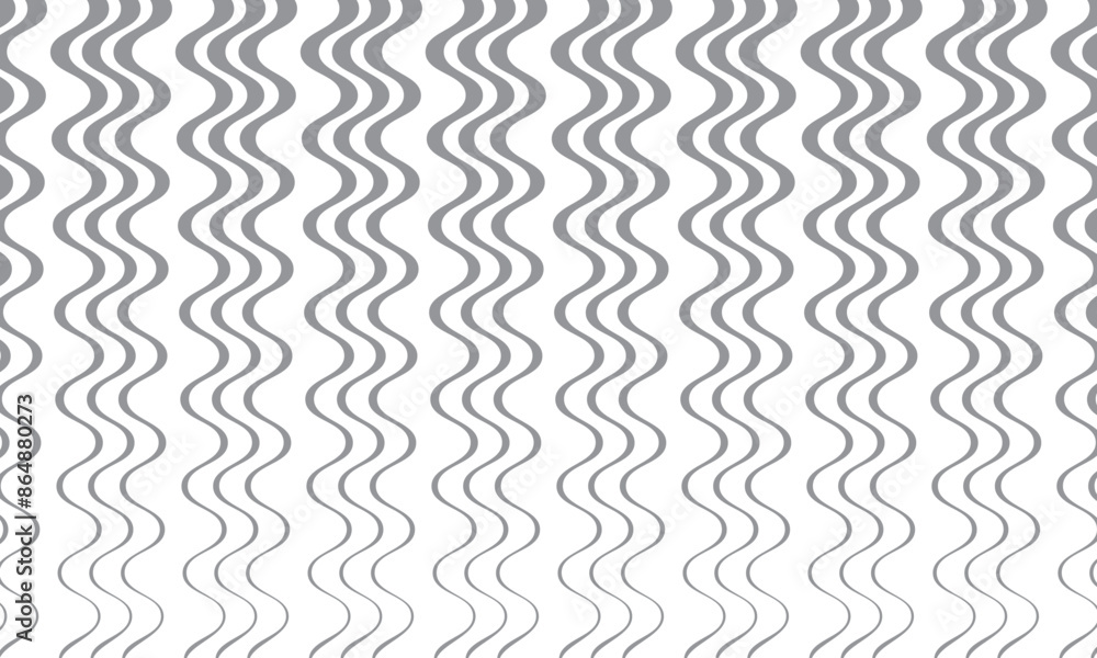 Abstract simple grey vertical thin to thick wave line pattern. geometric repeat wavy line. Abstract simple grey vertical thin to thick wave line pattern. geometric repeat wavy line.