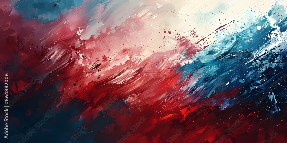 Vibrant USA flagthemed Fourth of July celebration with artistic brush effects. Concept Fourth of July Celebration, USA Flag Theme, Artistic Brush Effects, Vibrant Colors, Patriotic Decorations Vibrant USA flagthemed Fourth of July celebration with artistic brush effects. Concept Fourth of July Celebration, USA Flag Theme, Artistic Brush Effects, Vibrant Colors, Patriotic Decorations