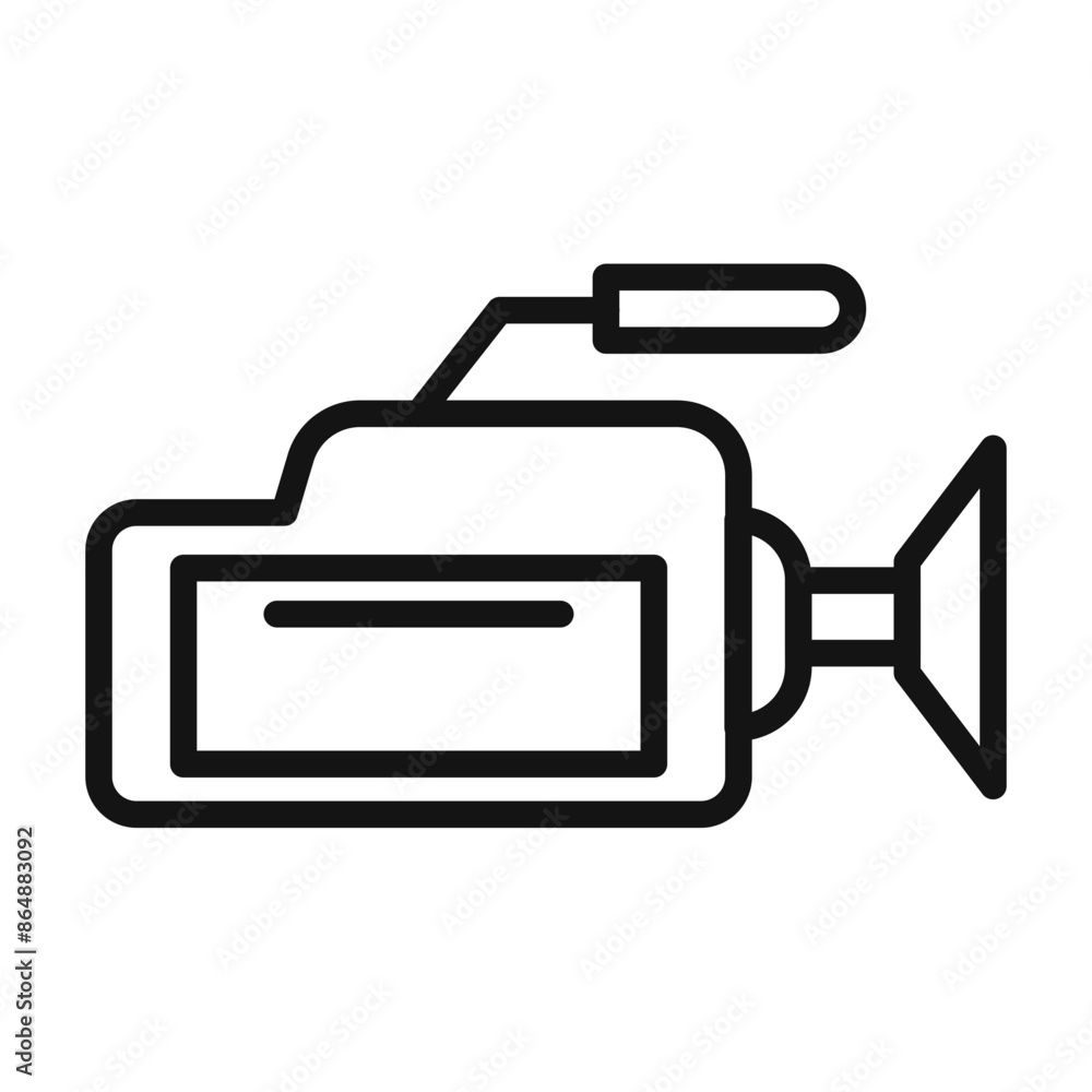 Digital Camcorder Icon for High-Quality Filming Digital Camcorder Icon for High-Quality Filming