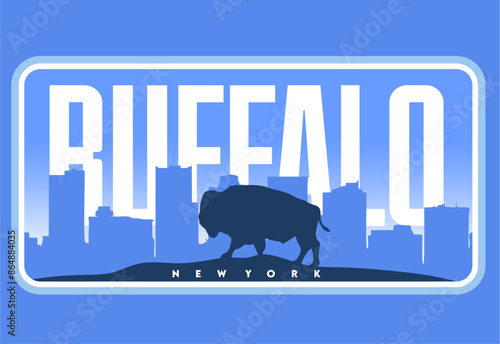 buffalo new york with beautiful views of the sky