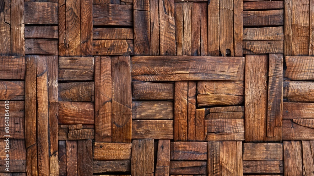 Seamless background pattern of a table top made of brown rattan wood Seamless background pattern of a table top made of brown rattan wood