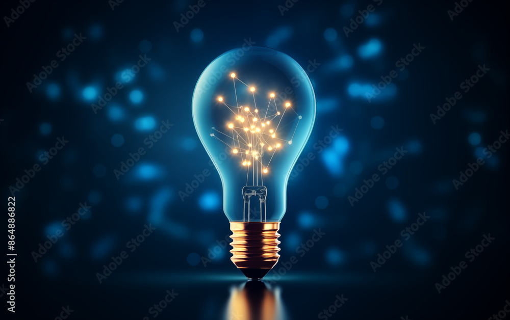 Glowing bulb Glowing bulb