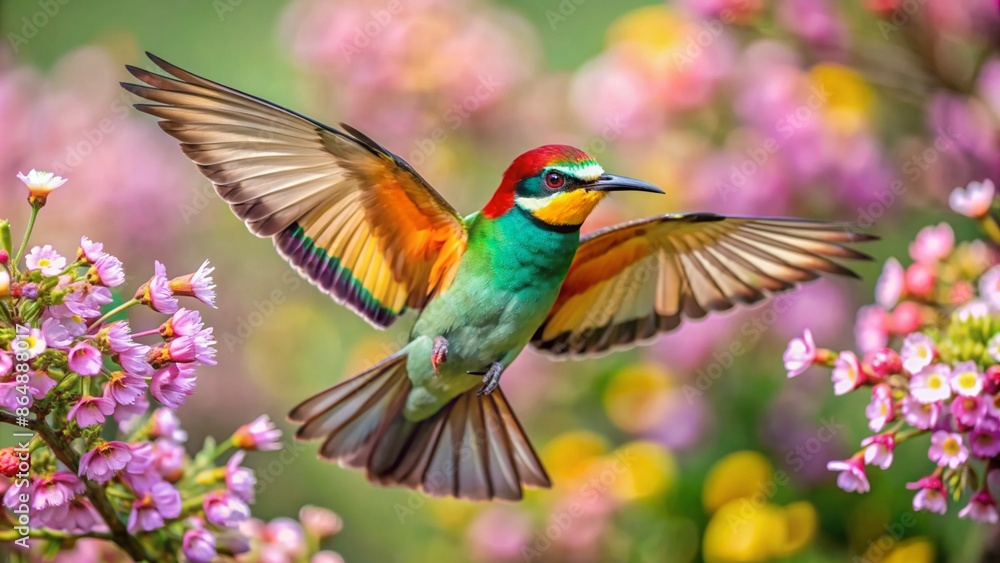 Obraz premium European Bee-eater, The Aerial Acrobat bird