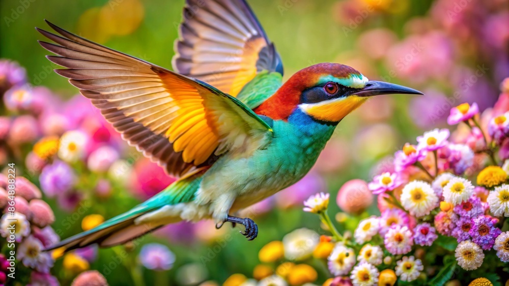 Fototapeta premium European Bee-eater, The Aerial Acrobat bird