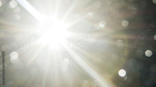 Golden light rays with spar...