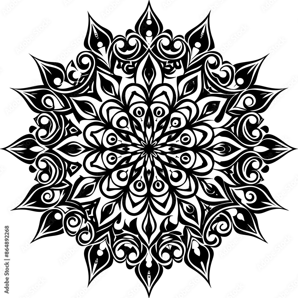 abstract floral ornament abstract floral ornament