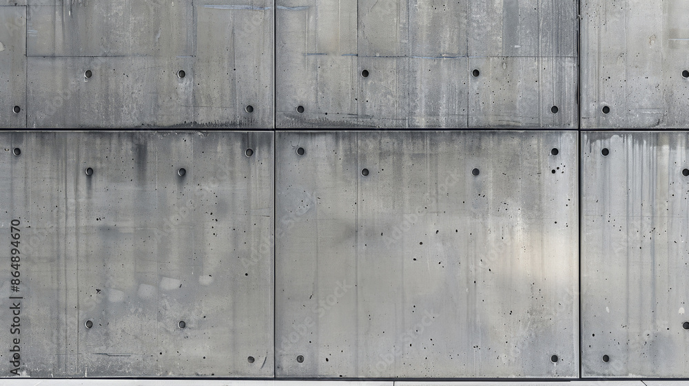 Concrete wall with texture and panel lines Concrete wall with texture and panel lines