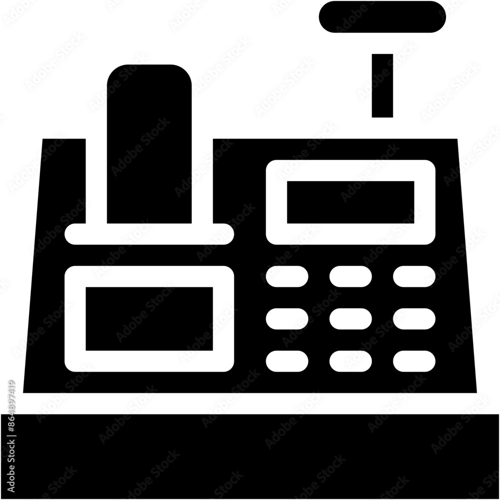 Vector Icon Cashier Machine, Cashier, Machine, Money, ATM Vector Icon Cashier Machine, Cashier, Machine, Money, ATM