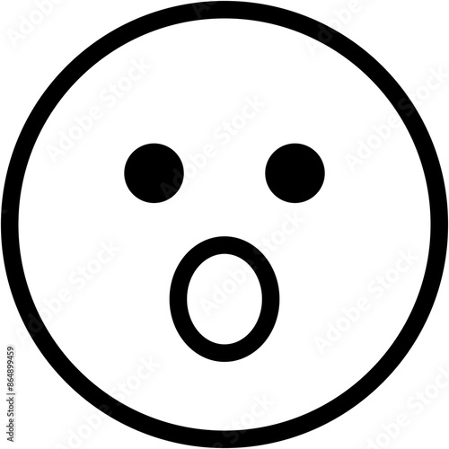 Vector Icon Wow, Emoji, Amazed, Mood, Surprised, Feeling