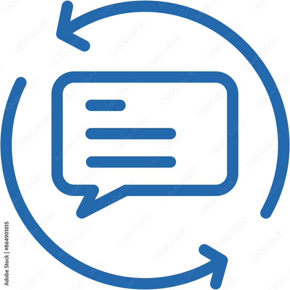Vector Icon Refresh, Speech Bubble, Communications, Chat, Loading Vector Icon Refresh, Speech Bubble, Communications, Chat, Loading