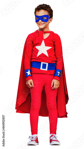 Superhero boy png clipart, children's education, role-play