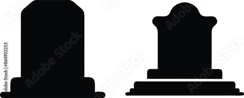 tombstone silhouette