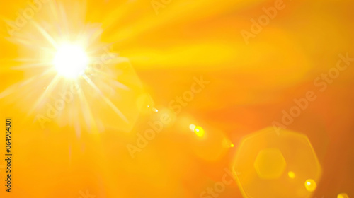 Abstract golden light rays ...