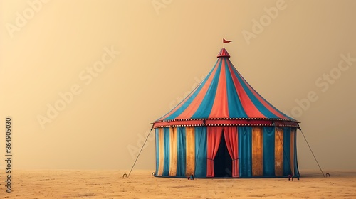 Circus tent isolated on a clear background © Ghulam