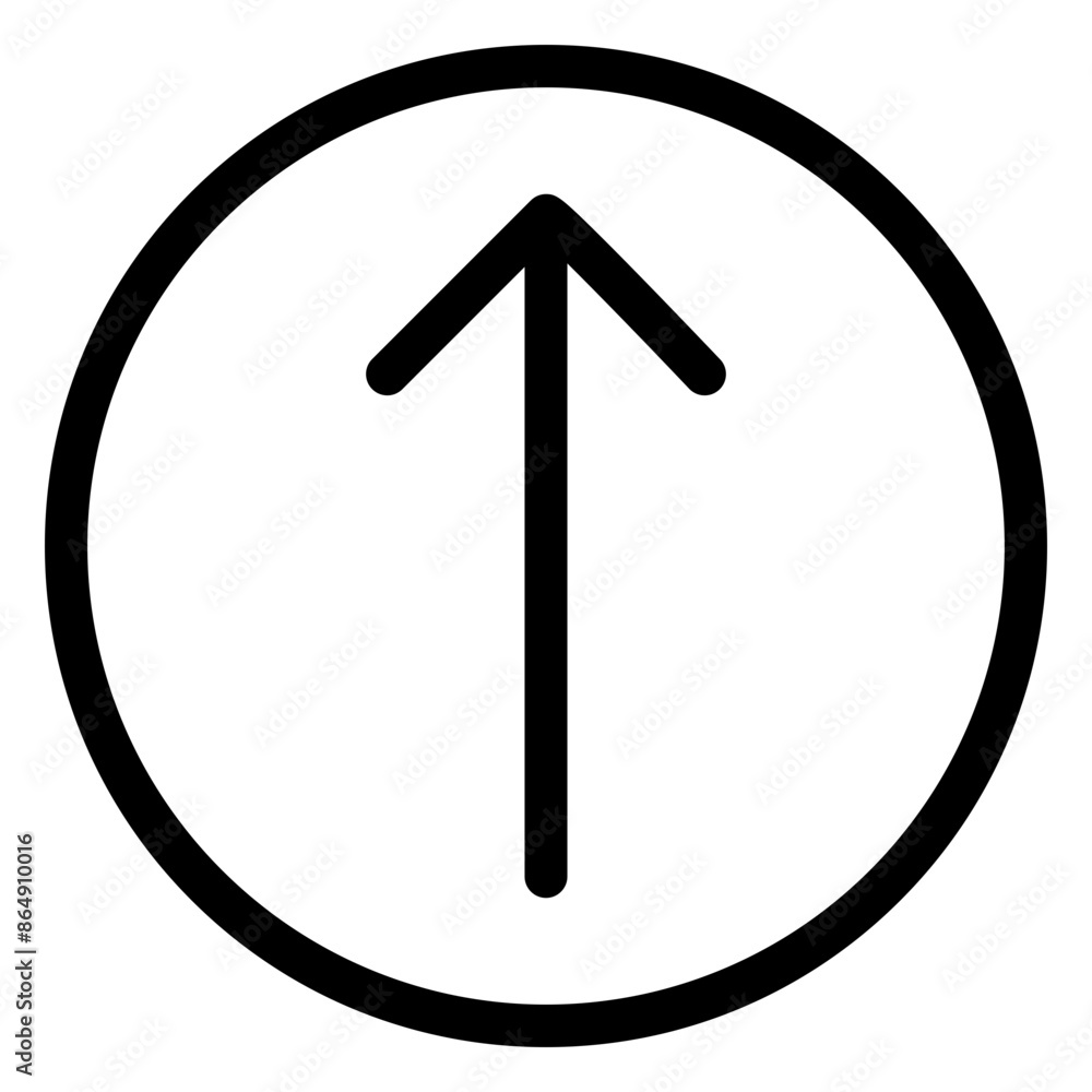 Vector Icon up, top, arrow, sign, direction Vector Icon up, top, arrow, sign, direction
