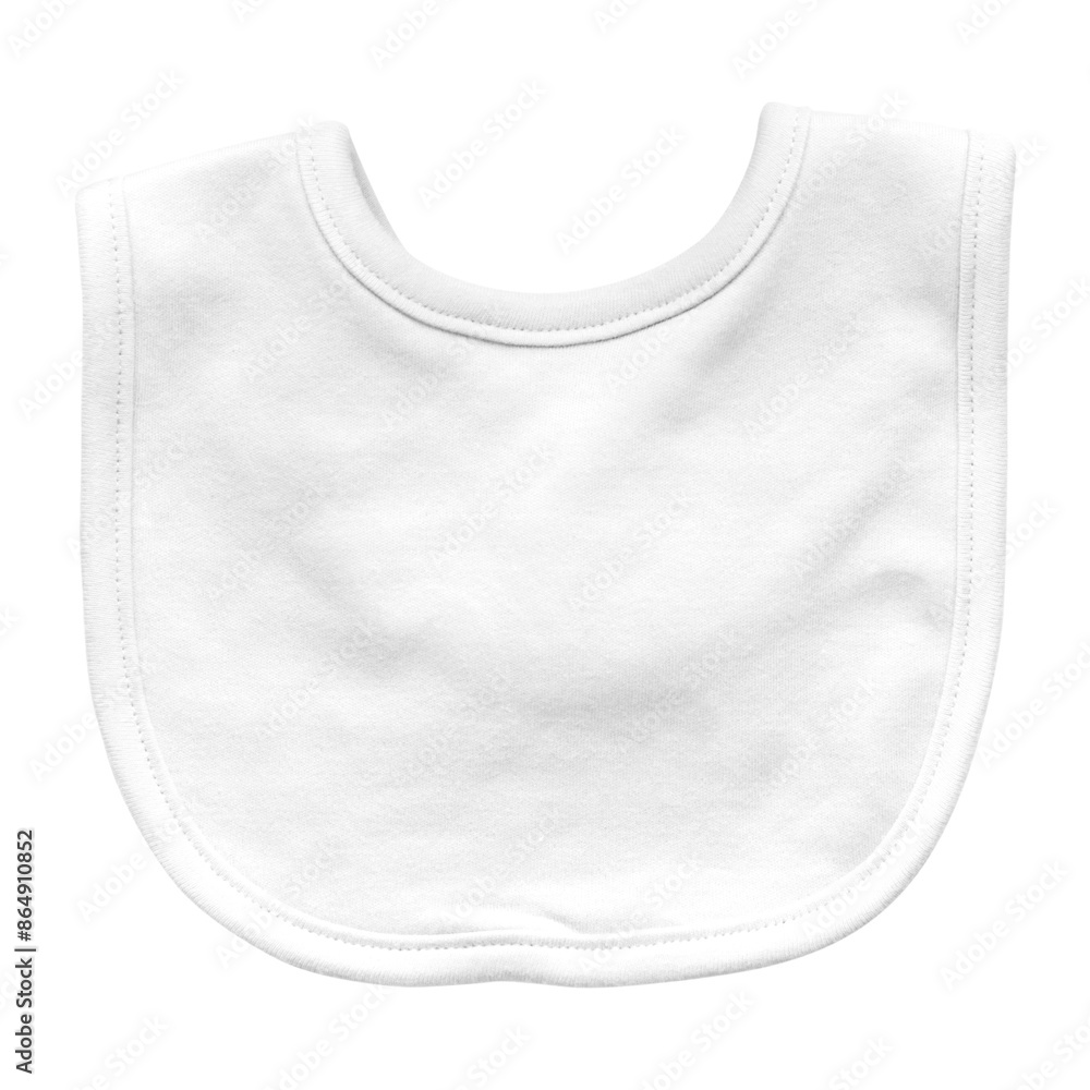 Fototapeta premium Baby bib png sticker transparent background