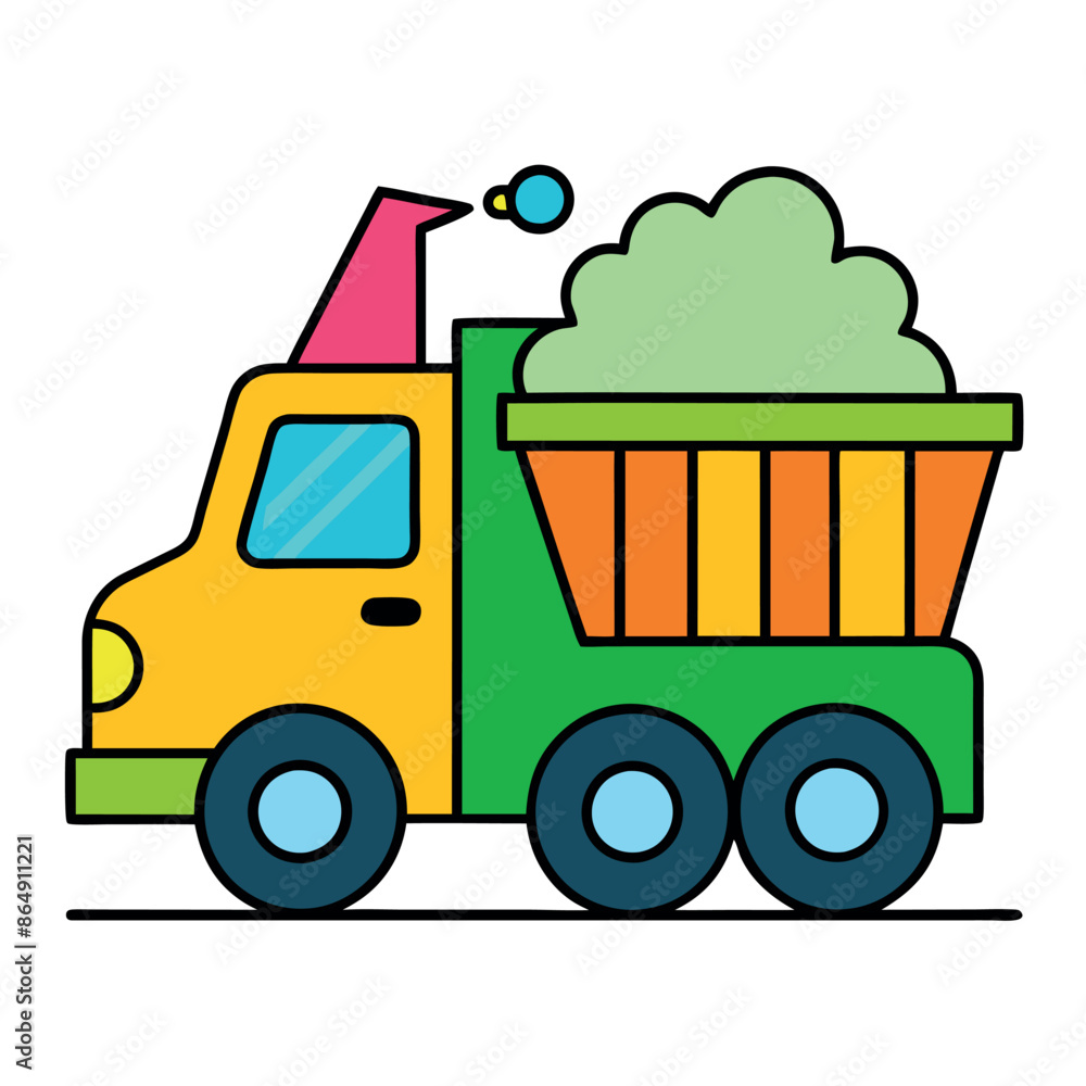 An adorable and humorous colouring page featuring a dump truck. gives kids hours of entertainment when colouring. This page is pretty simple to colour. Ideal for young children and toddlers.
An adorable and humorous colouring page featuring a dump truck. gives kids hours of entertainment when colouring. This page is pretty simple to colour. Ideal for young children and toddlers.