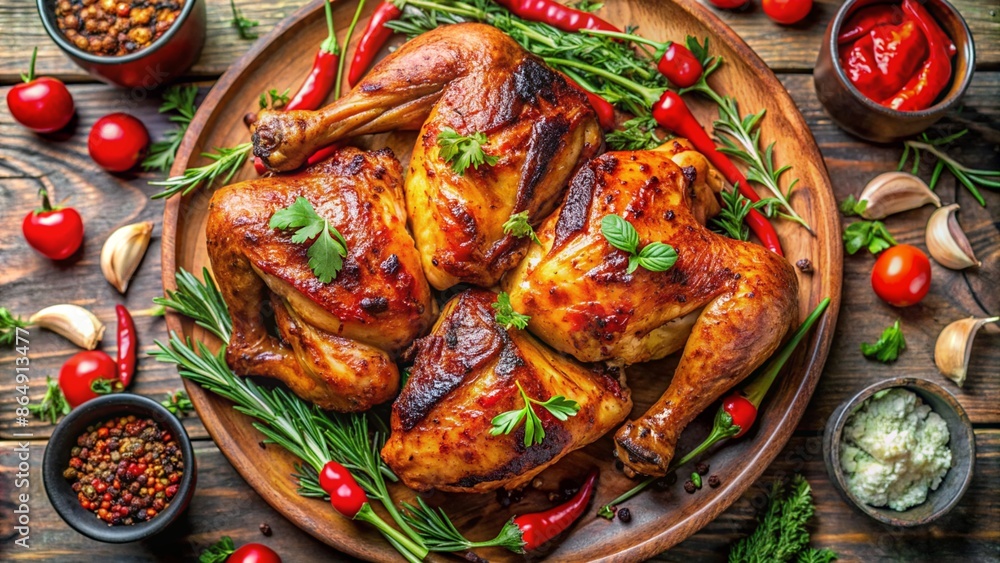 Piri piri chicken, Mozambique food Piri piri chicken, Mozambique food
