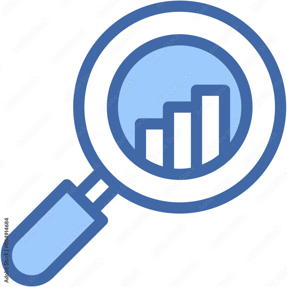 Vector Icon Research, Search, Magnifying Glass, Business and Finance, Zoom, Study Vector Icon Research, Search, Magnifying Glass, Business and Finance, Zoom, Study