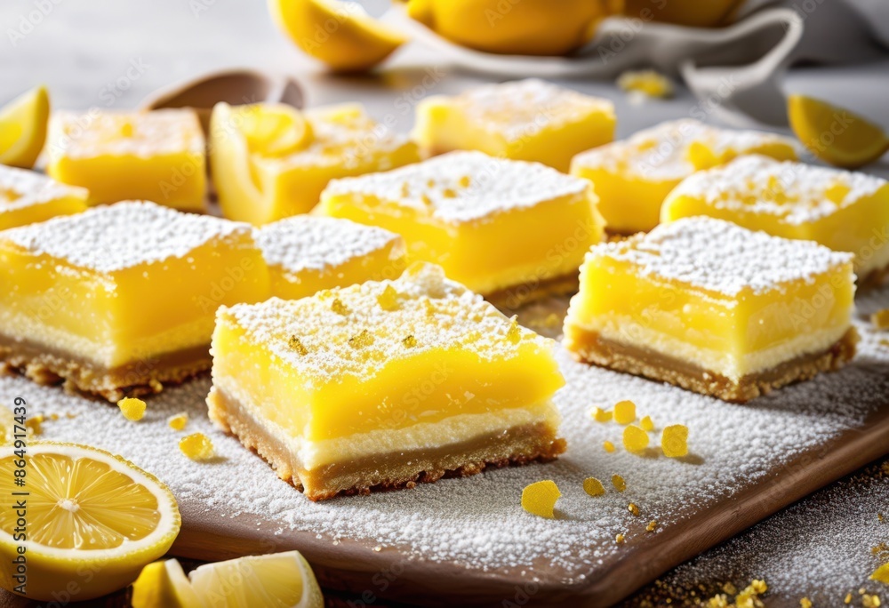 shiny lemon bars glittering appearance natural light freshly baked citrus dessert, bright, colorful, delicious, food, fruit, glistening, golden, sweet, tasty shiny lemon bars glittering appearance natural light freshly baked citrus dessert, bright, colorful, delicious, food, fruit, glistening, golden, sweet, tasty