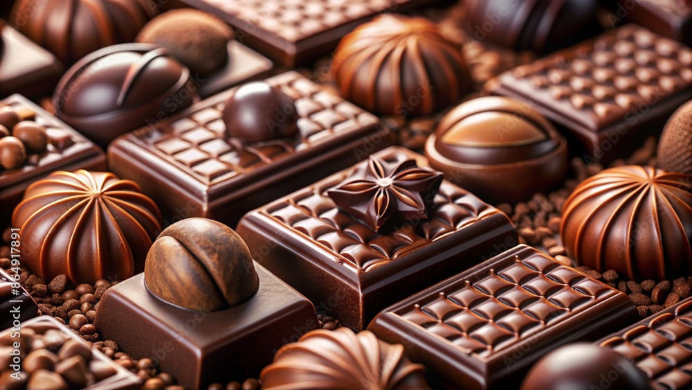Box chocolate and nuts Box chocolate and nuts