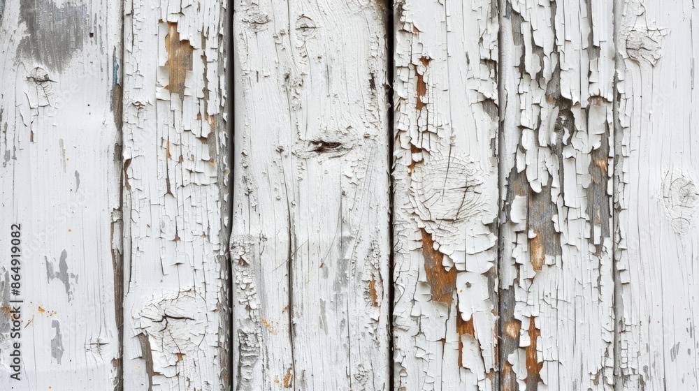 Obraz premium Natural patterns background of white wood texture Old surface from trees