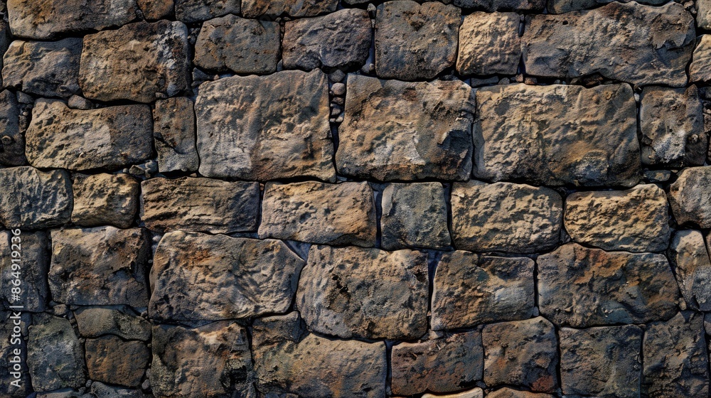 Origin of stone wall texture
