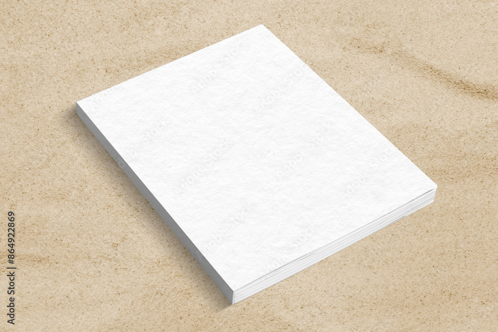 Fototapeta premium Book cover png mockup, transparent design