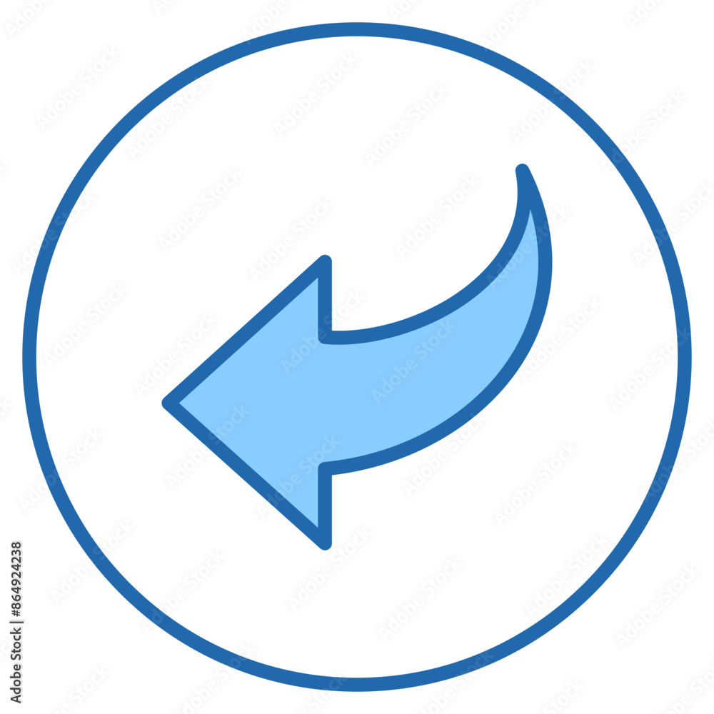 Vector Icon back, arrow, turn, sign Vector Icon back, arrow, turn, sign