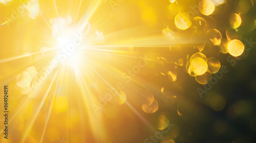 Abstract golden sparkling b...