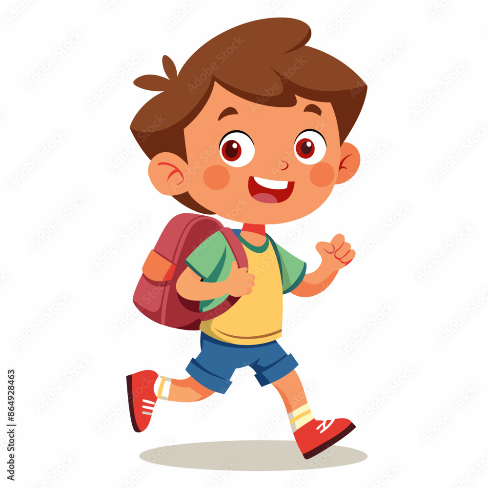 kid-go-to-school-cartoon-vector-icon-illustration kid-go-to-school-cartoon-vector-icon-illustration