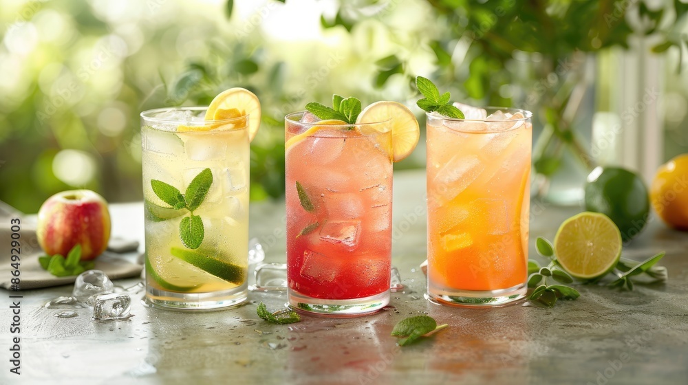 Fototapeta premium Refreshing Summer Beverages