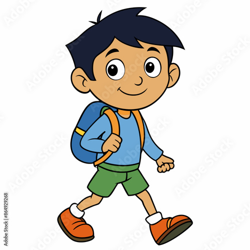 kid-go-to-school-cartoon-vector-icon-illustration