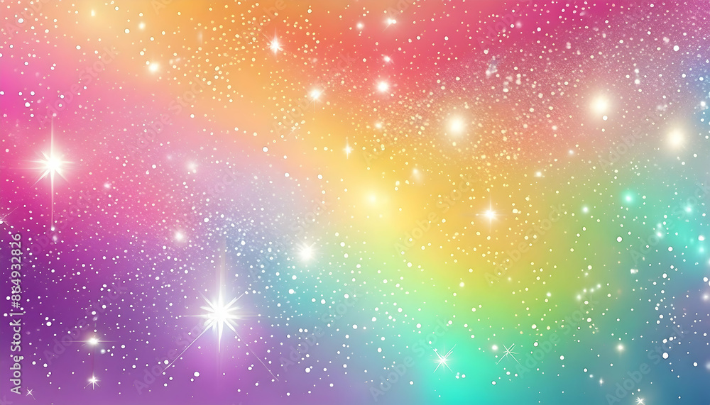 colorful rainbow texrure bright stars light up the night sky.
This space scene features a vibrant rainbow texrure and twinkling stars. Background colorful rainbow texrure bright stars light up the night sky.
This space scene features a vibrant rainbow texrure and twinkling stars. Background