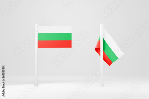Free Download Flag Of Bulgaria 3d Illustration Stock Image  - GFXLoad