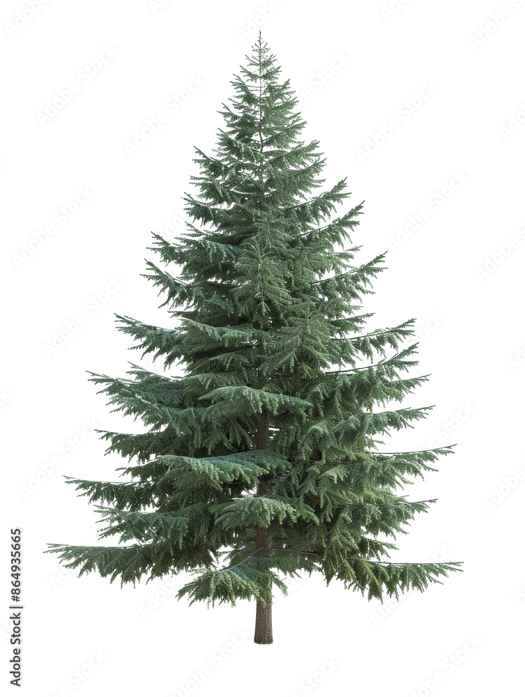 Evergreen Tree isolated on white background Evergreen Tree isolated on white background