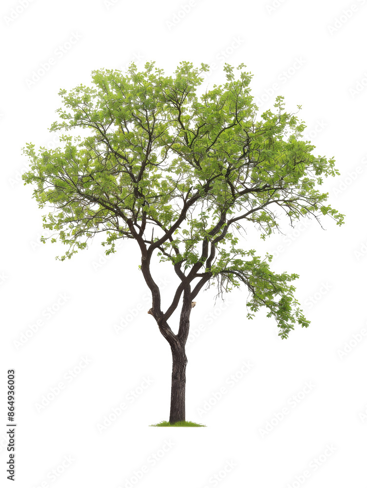 Green tree isolated on white background Green tree isolated on white background