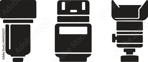 black and white camera lens