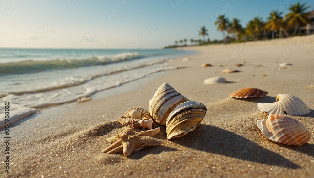 serene beach background with golden sand serene beach background with golden sand
