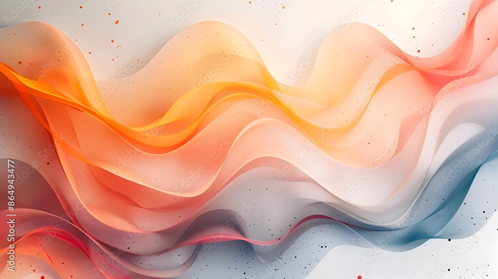 Vibrant Fluid Waves of Colorful Abstract Motion and Digital Minimalism Vibrant Fluid Waves of Colorful Abstract Motion and Digital Minimalism