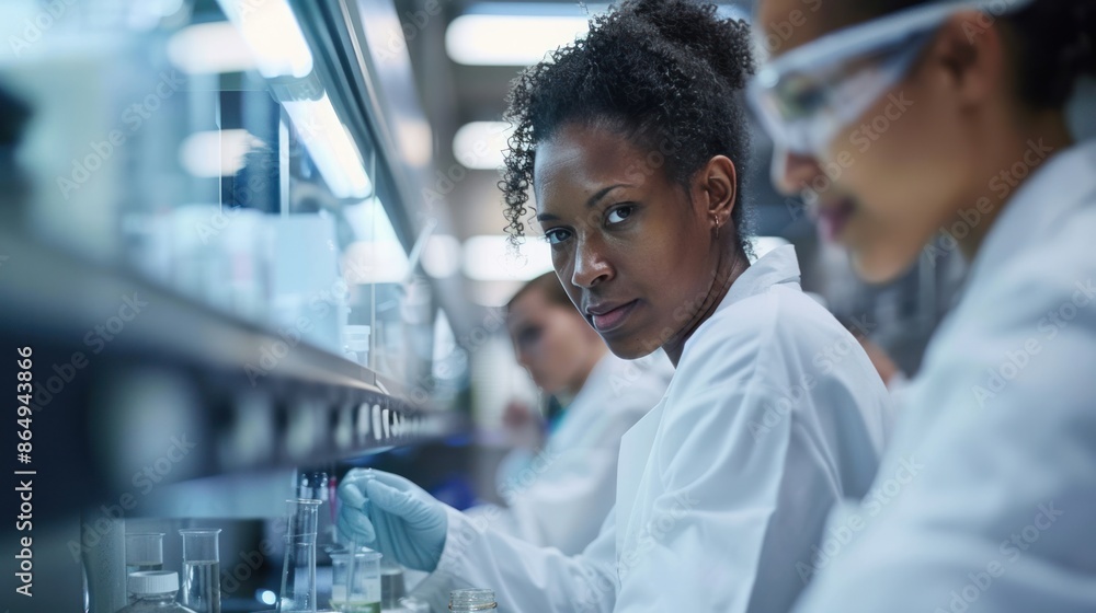 Image of a diverse team of scientists collaborating in a modern laboratory, their shared passion for research driving groundbreaking discoveries. Image of a diverse team of scientists collaborating in a modern laboratory, their shared passion for research driving groundbreaking discoveries.