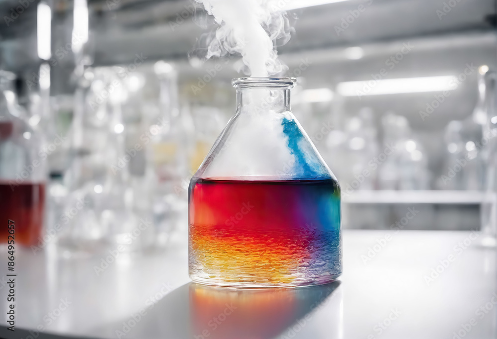 Interior of clean modern white medical or chemical laboratory background. Horizontal template for a poster, webpage or leaflet. Generative AI content Interior of clean modern white medical or chemical laboratory background. Horizontal template for a poster, webpage or leaflet. Generative AI content