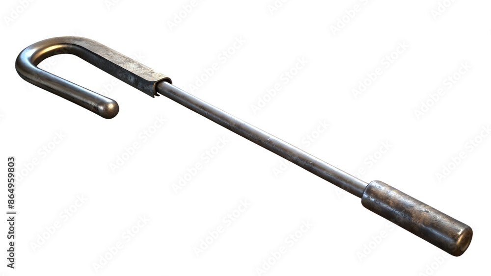 Naklejka premium crowbar building tools with isolated layer and high image detail
