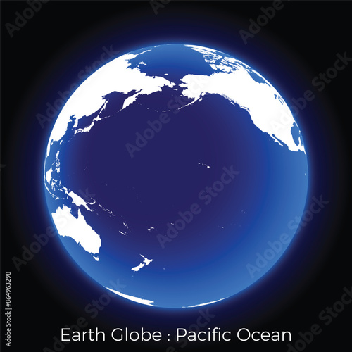 Earth Globe by Continent