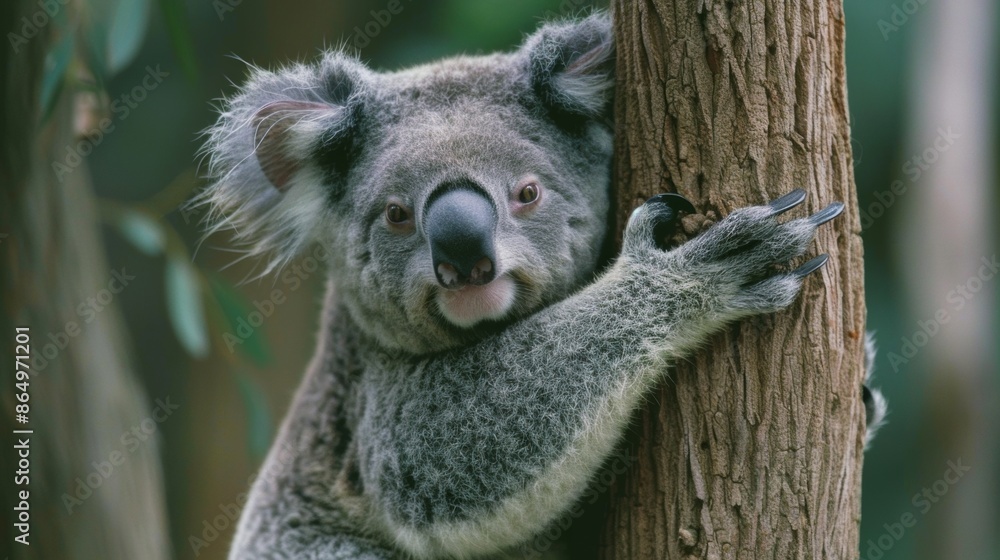 Obraz premium Koalas in Their Natural Habitat 